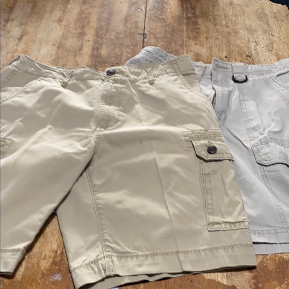 Two pairs Men’s 32/33 Khaki Shorts
